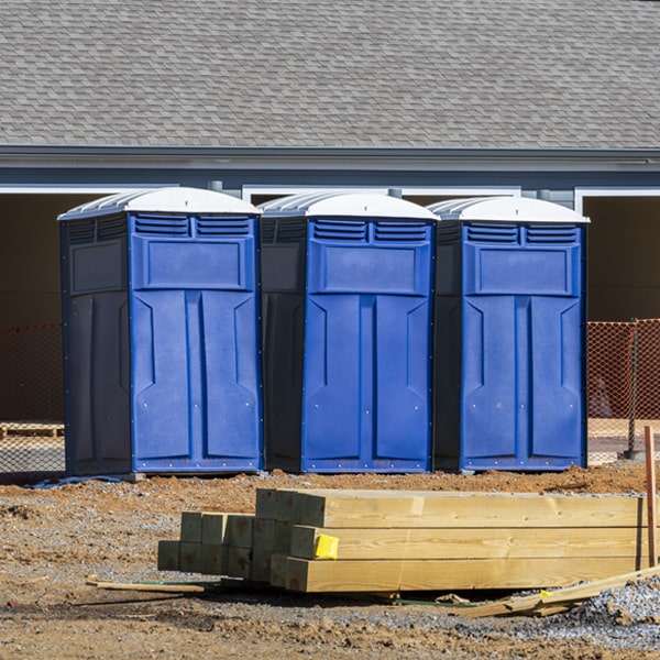 how do you ensure the portable restrooms are secure and safe from vandalism during an event in Blue Creek West Virginia